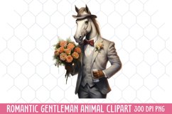 Romantic Gentleman Animal Sublimation Product Image 1
