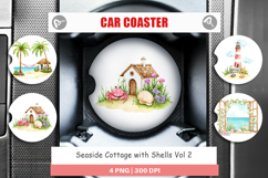 Car Coaster Seaside Cottage Product Image 1