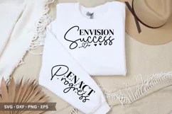 Envision success SVG - Mother's Day Sleeve T shirt Design Product Image 1