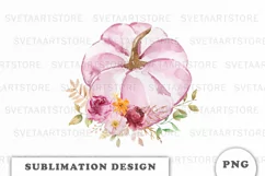 Watercolor Pumpkins sublimation png Product Image 1