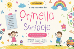 Orinella Scribble Font Product Image 1