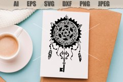 Stencil Dreamcatcher SVG Product Image 2