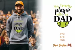 Softball dad svg, softball shirt svg, softball svg Product Image 1