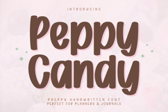 Peppy Candy - Preppy Handwritten Font Product Image 1