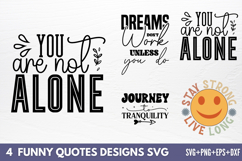 Motivational Quotes Designs SVG Product Image 1