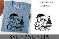 Queen of Christmas Svg | Christmas svg | Shirt Svg Product Image 2