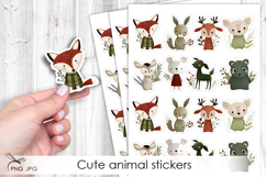 Cute animals stickers- 8 Variations Product Image 1