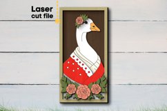 Goose Frame SVG laser cut file for Glowforge Product Image 1