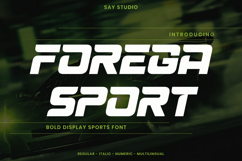 Forega Sport - Bold Font for Sports Branding Product Image 1