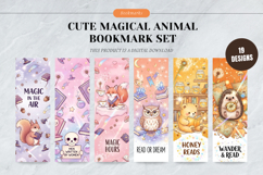 Cute Magical Animal Bookmark Set,Whimsical Fantasy Creatures Product Image 1