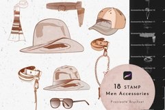 18 Men Accessories STAMP Bruch, Hats Stamps, Fashion Design Product Image 1