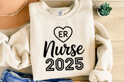 ER Nurse 2025 svg | Svg Cut Files | Shirt Svg Product Image 2