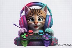 Gamer Animals Clipart Bundle PNG Product Image 6