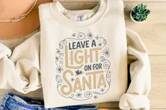 Light a light on for santa Svg | Christmas Svg | Shirt Svg Product Image 2