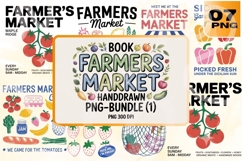 Farmers Market Handdrawn PNG Set Product Image 1