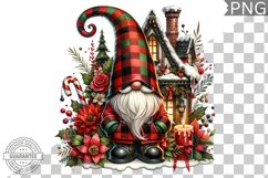 Christmas Gnome Sublimation - Clipart PNG Design Product Image 1