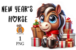 New Year&#039;s horse Product Image 1