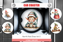 Car Coaster North Pole Elves Product Image 1
