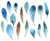 Easter sublimation. Feathers watercolor set Feather easter Product Image 2