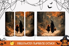Halloween Witches Tumbler, Fall Tumbler Design Product Image 1