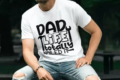 Dad Life Totally Nailed It Svg, Father's Day Svg. Product Image 2