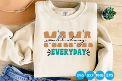 Mother's day retro SVG Design, Mom design Product Image 2