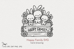 Happy Family SVG Product Image 1