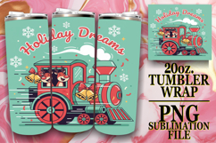 Joyful Reflections 20oz tumbler wrap, Christmas Product Image 1