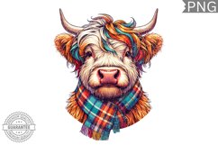 Retro Highland Cow Sublimation Bundle | Vintage Cow Design Product Image 2