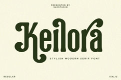 Keilora - Modern Condensed Font Product Image 1