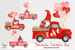 Gnomes for Valentine's Day sublimation Product Image 1