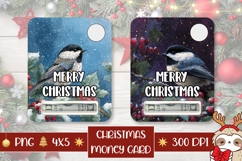 Cartoon Christmas Bird Money Card, Christmas Gift Card Product Image 1