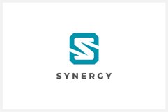 Synergy Letter S logo design vector template Product Image 1