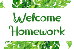 Welcome Homework Product Image 1