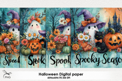 Spooky Season digital paper Product Image 1