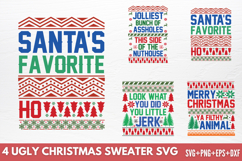 Ugly Christmas Sweater SVG Product Image 1