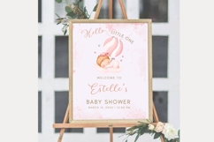 Baby Shower Welcome Template 23 Product Image 1