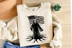 USA Grim Reaper Svg Design | Svg Cut Files | Shirt Svg Product Image 2