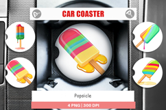 Car Coaster Popsicle Product Image 1