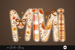 Preppy Floral Fall Mini PNG Product Image 1