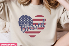 Blessed PNG, Memorial Day Sublimation PNG Product Image 2
