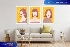 Woman Hand Drawn Portraits Product Image 1