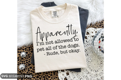 Dog Mom SVG | Pet All Of The Dogs SVG | Funny Dog PNG Product Image 1