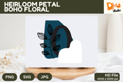 Heirloom Petal Boho Floral Monogram Product Image 1
