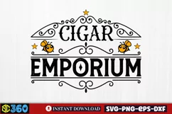 Cigar emporium SVG, Vintage Farmhouse Sign Svg Product Image 2
