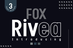Fox Rivea: 3 Font Styles Product Image 1