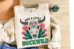 Just a little Buckwild Svg | Svg File for Cricut | Shirt Svg Product Image 2
