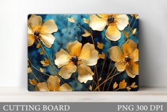 Flowers Cutting Board. Floral Cutting Board Design Product Image 1