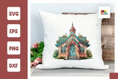 Princess House SVG, Princess House Clipart png Product Image 1