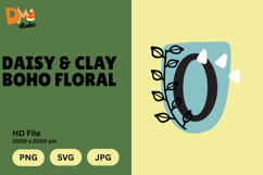 Daisy &amp; Clay Boho Floral Monogram Product Image 1